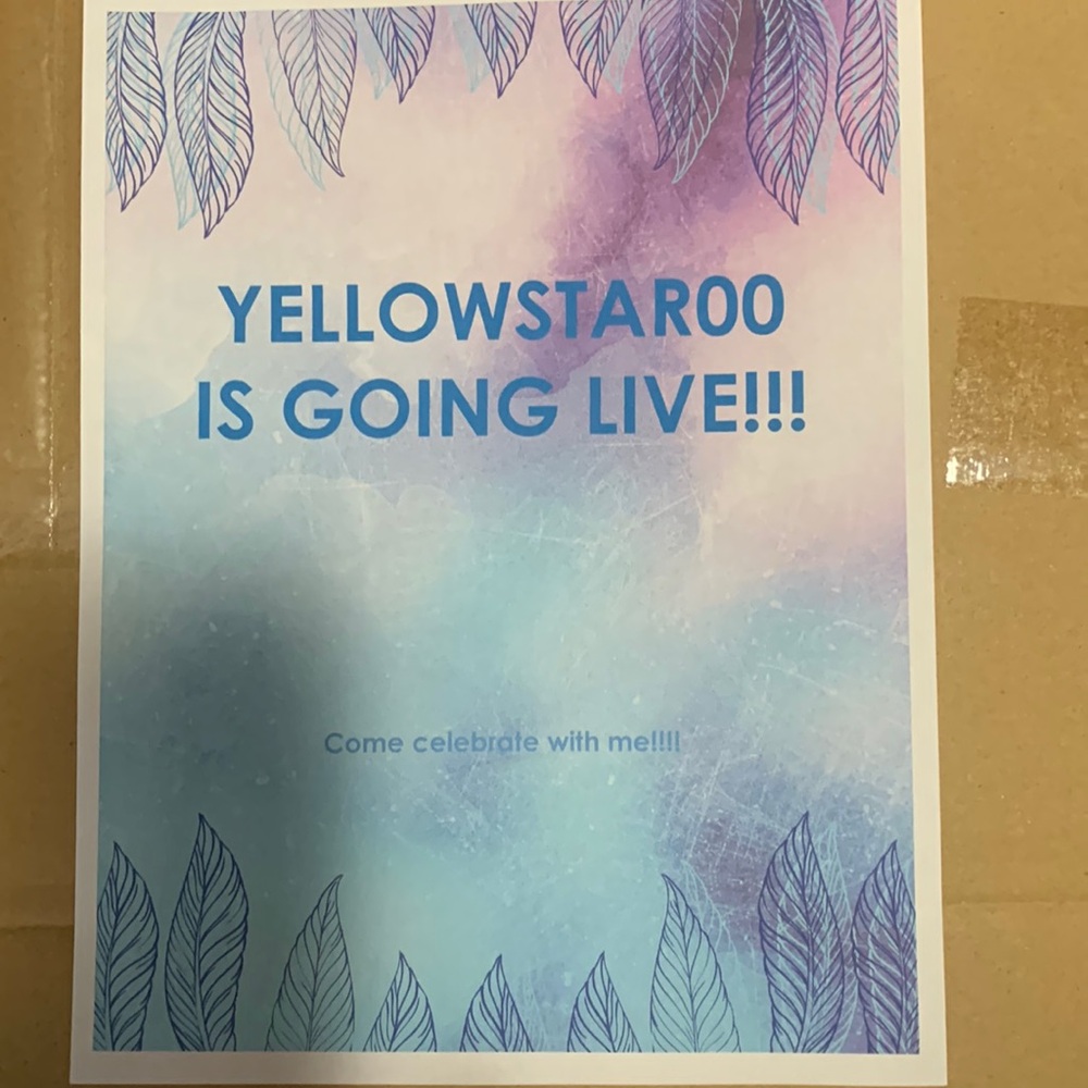 Flyer for YellowStar00